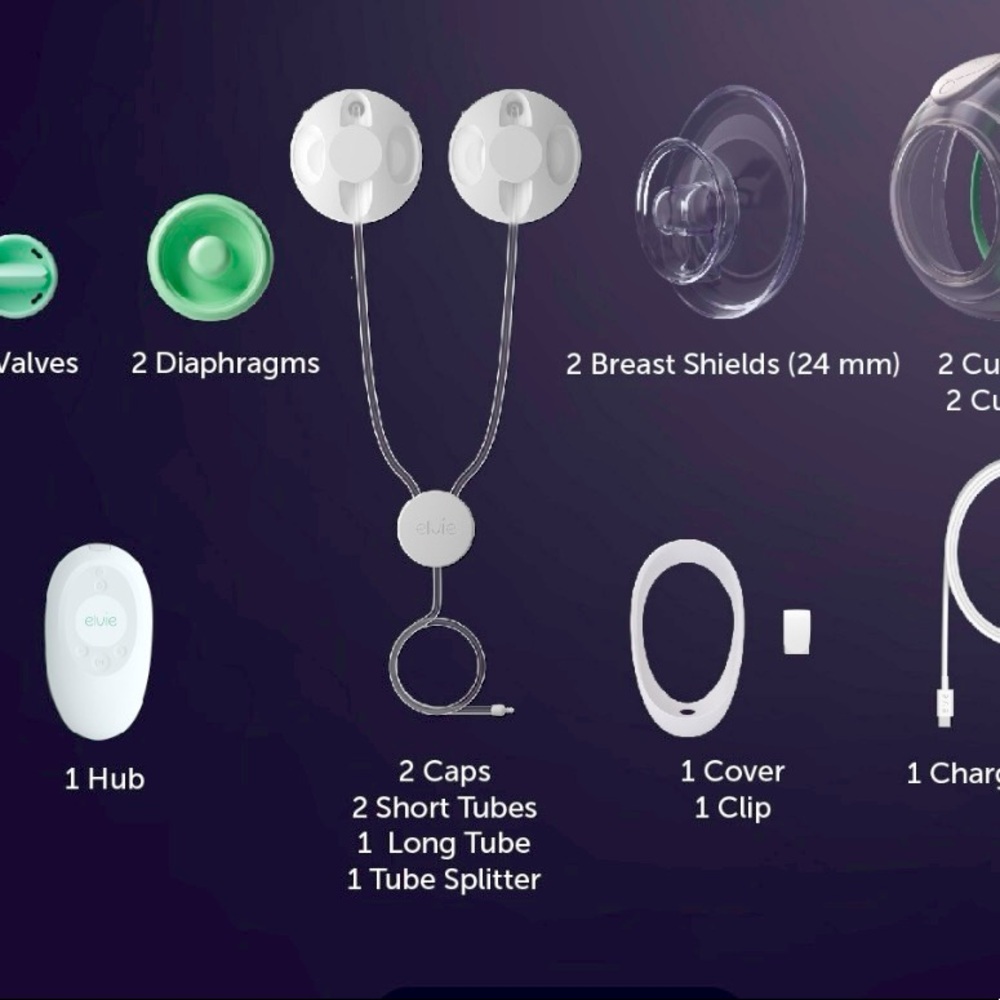 Elvie Stride Hands Free Double Electric Breast Pump